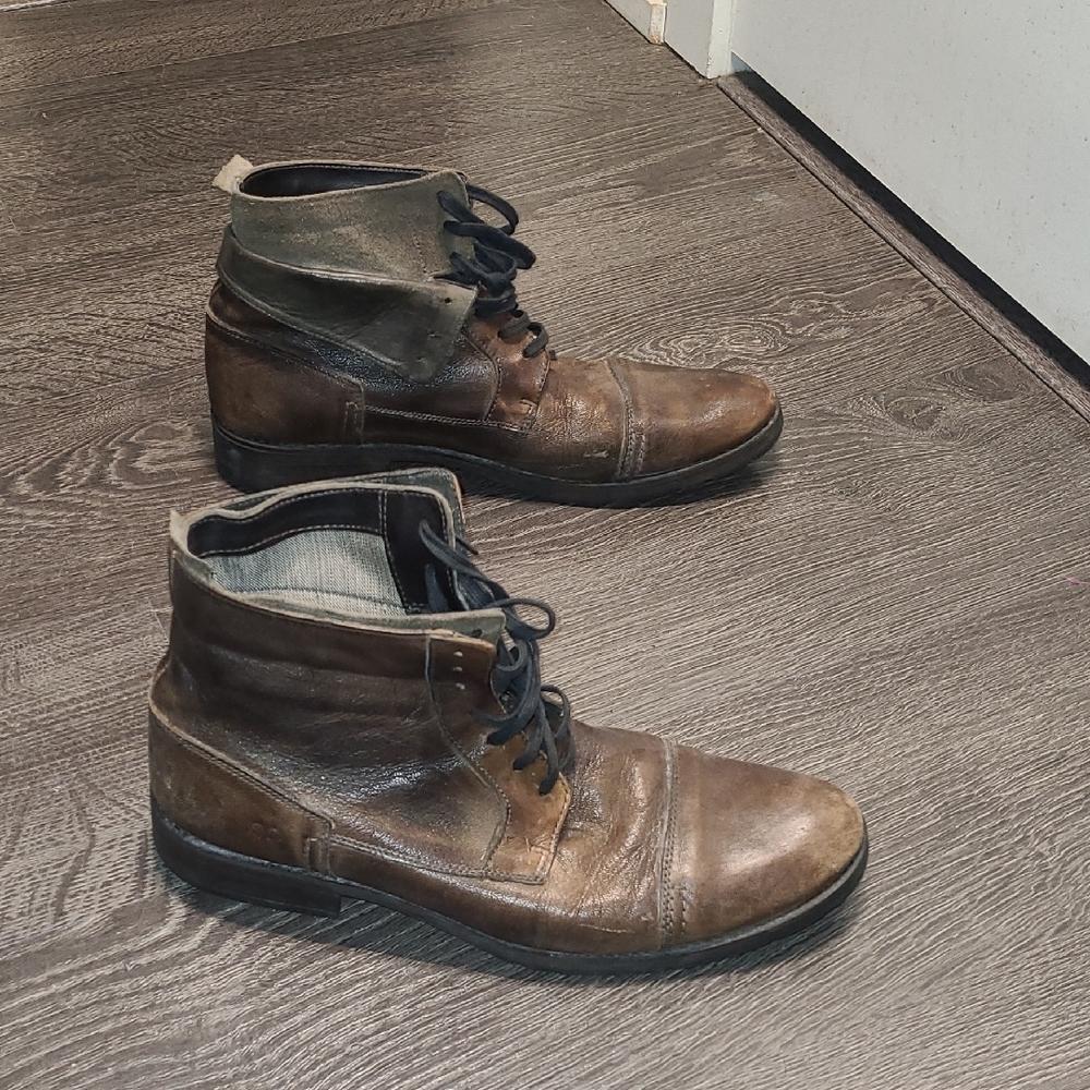 Men's Brown Leather Boots